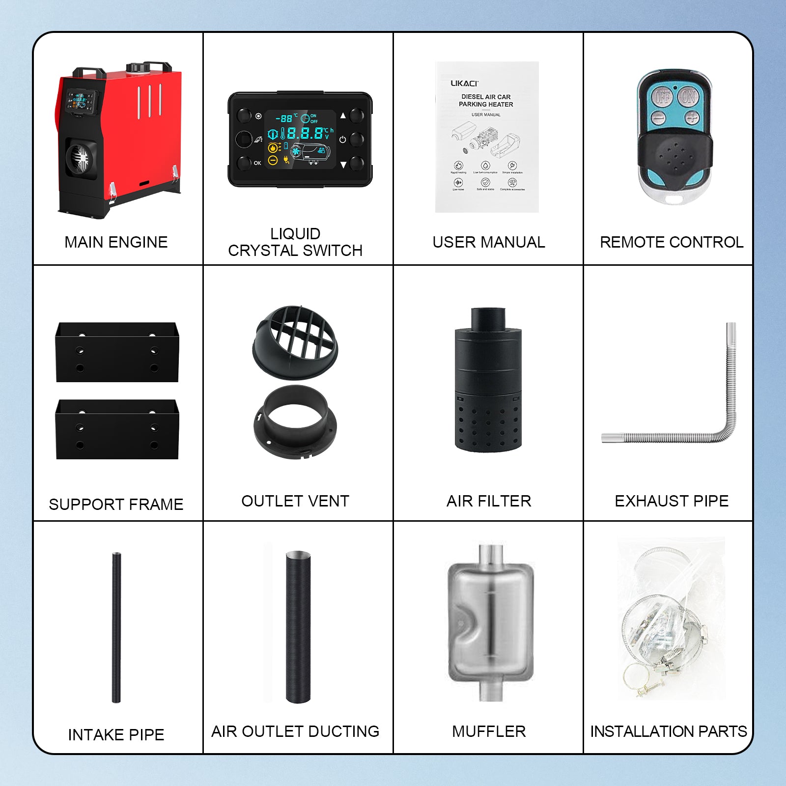 Controller Priming Chinese Diesel Heater Parking Heater Kerosene